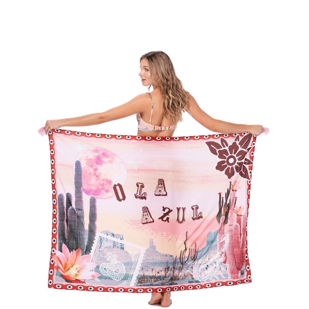 Ola Azul Julia Desert Pareo NWT ONE SIZE
